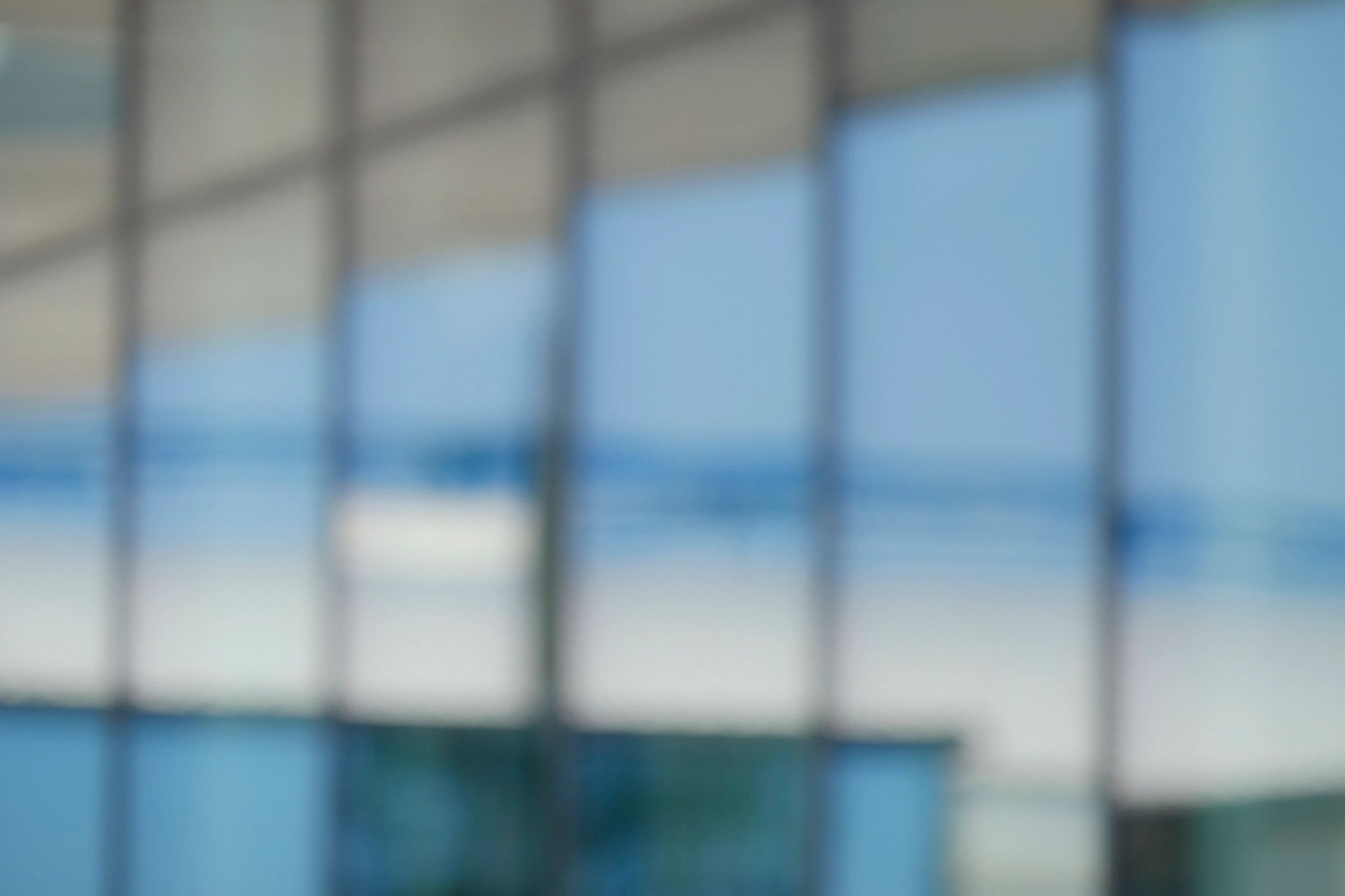 Modern glass building exterior detail
